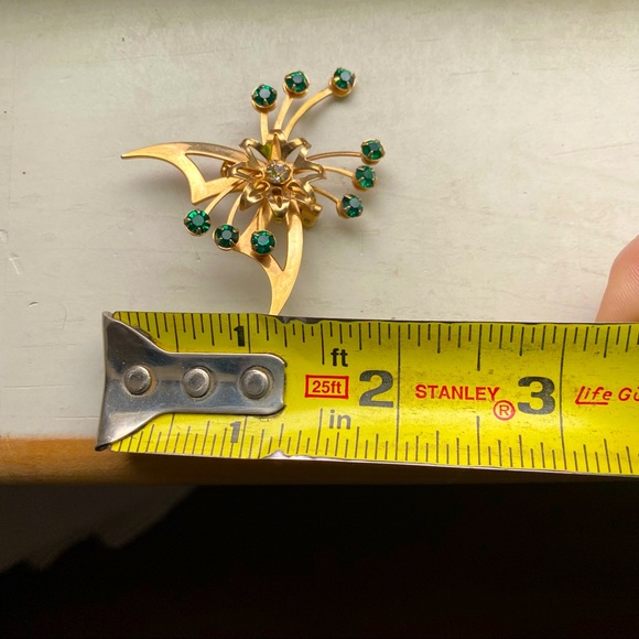 Vintage floral pin - Picture 5 of 6